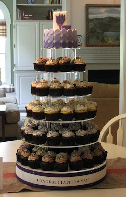 Sam’s Graduation Cupcake Tower