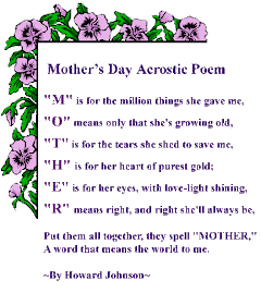 Photos Wallpaper Short Happy Mothers Day Poems