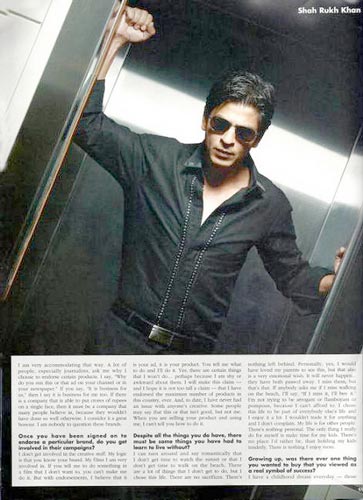 Shahrukh Khan Magazine