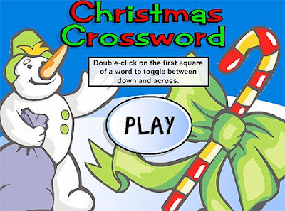 Christmas Crossword Puzzles on Online Christmas Crossword Puzzles