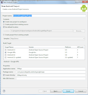 Android Google Maps eclipse map project