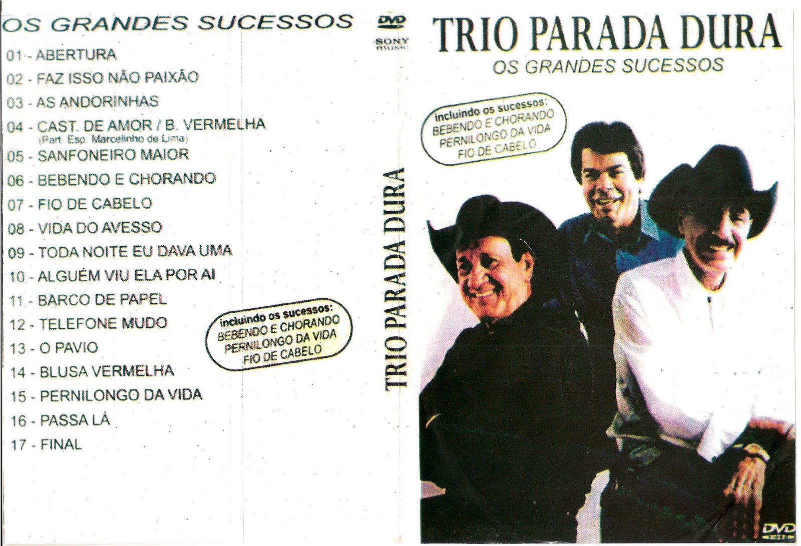 Capas Show Nacional Trio Parada Dura Os Grandes Sucessos Capas Show Nacional Trio Parada Dura Os Grandes Sucessos