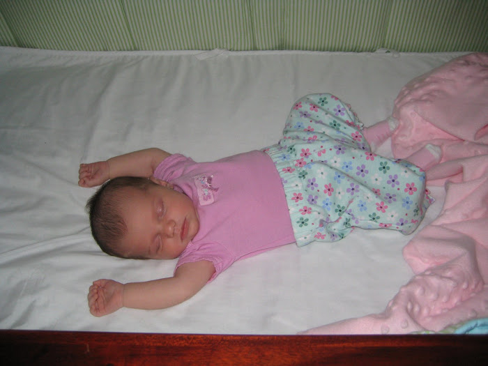Sleeping in my crib!