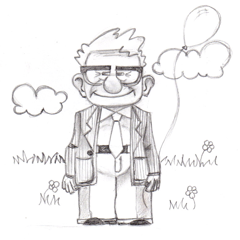 Tinysandtea: What's in my Sketchbook - Mr Fredricksen