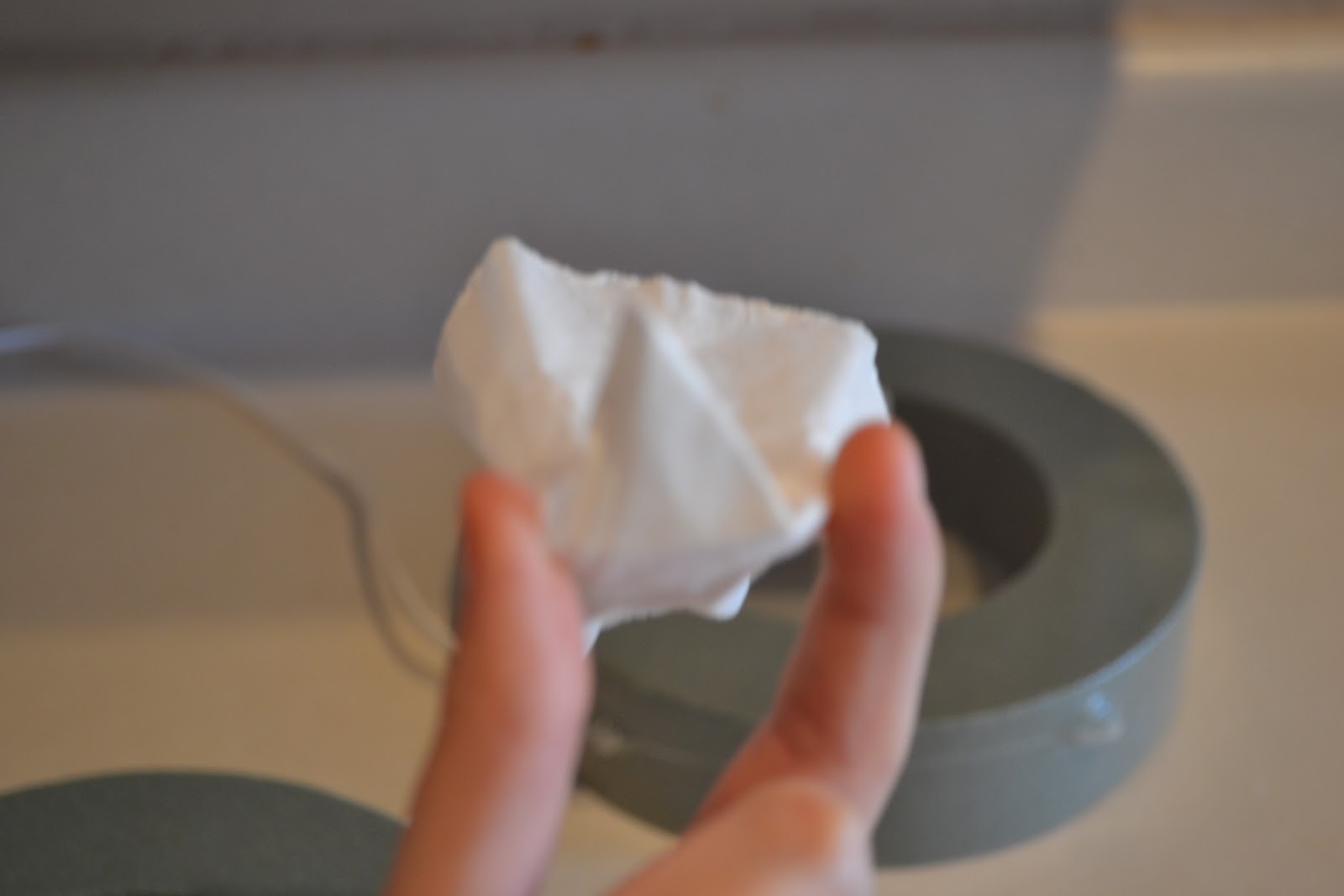 Mascara and Powertools Coffee Filter Wreath Tutorial