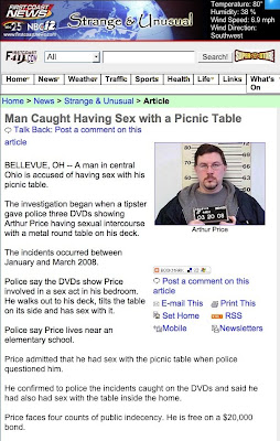 Man Having Sex With Picnic Table 15