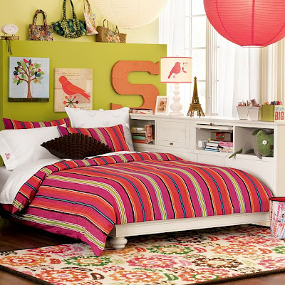 Teenagers Rooms on Looking At All The Fun Teen Rooms  They Are So Bright And Colorful