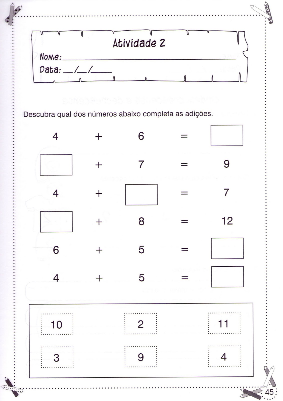 EDUCAÇÃO E SUAS ESPECIFICIDADES: ATIVIDADES DE MATEMÁTICA 2º ANO (REVISÃO)
