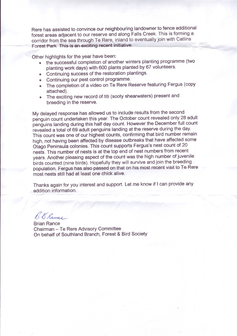 TripNatter..........the In Depth blog...: Te Rere Yellow-eyed Penguin