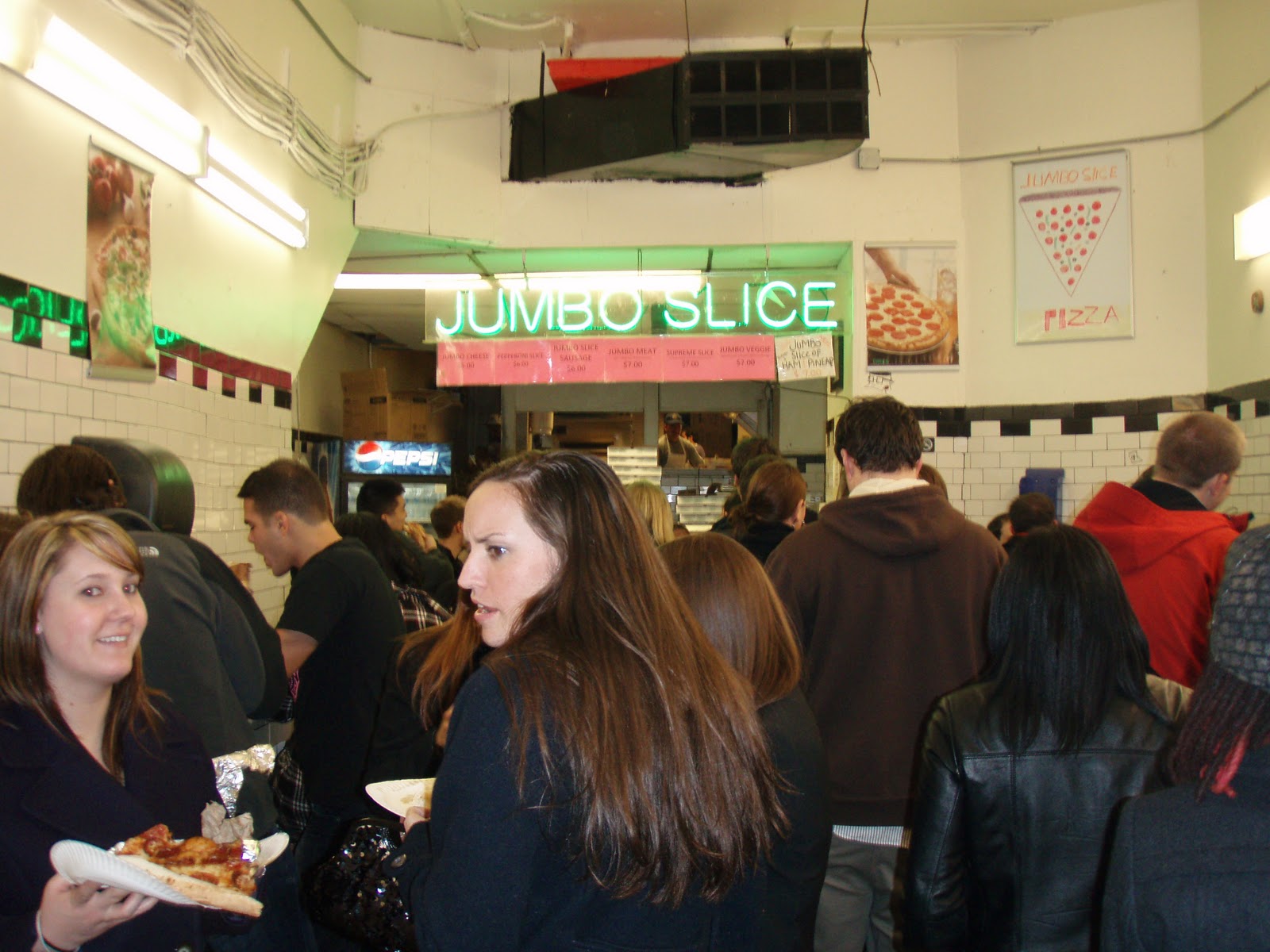 Very Nearly Almost There: serious slice of pizza in adams morgan; circa