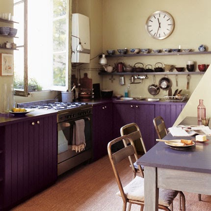 Cabinets for Kitchen: Purple Kitchen Cabinets Ideas
