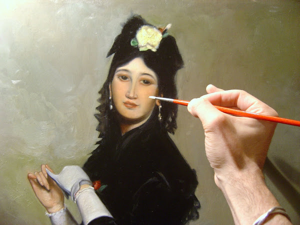 finition d'un tableau