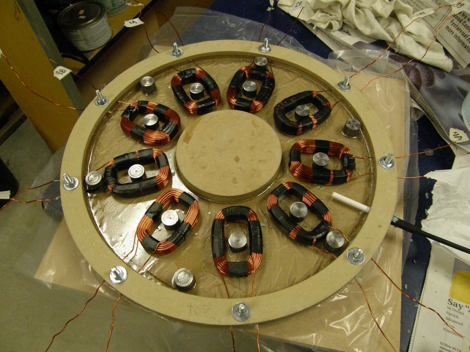 Benjamin Kellie Project Portfolio Axial Flux Wind Turbine