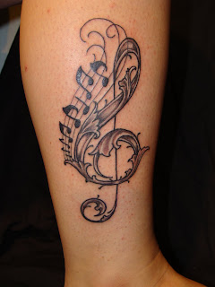 Tatto  on Tatto Tattoo Tattoo  Music Note Tattoos   Foot Tattoo And Arm Tattoo