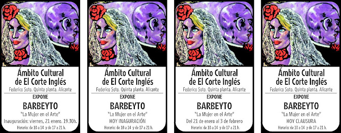 EXPOSICION DE BARBEYTO EN EL CORTE INGLES