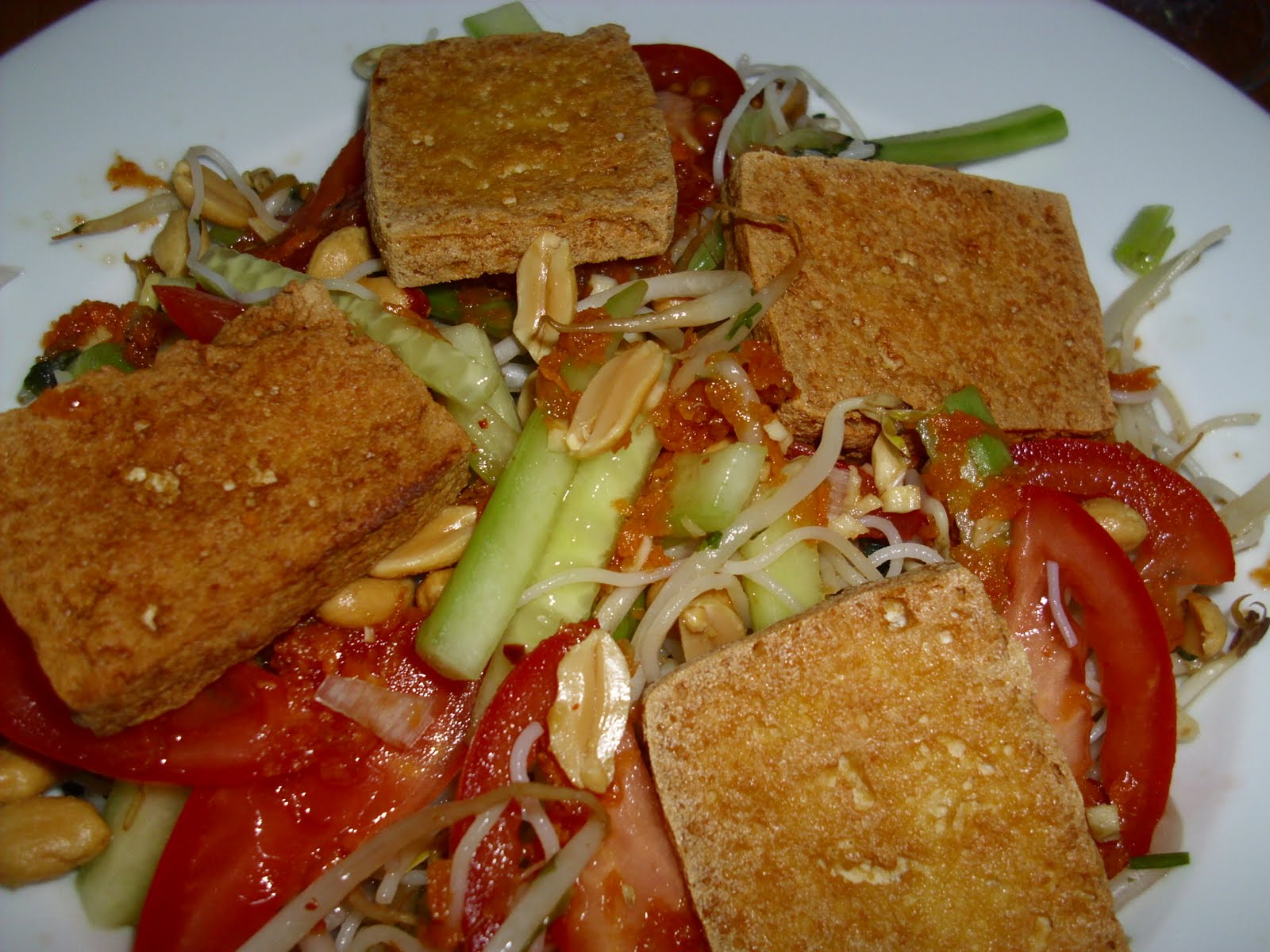 Katrins veggie life: Süßsaurer Nudelsalat mit Tofu