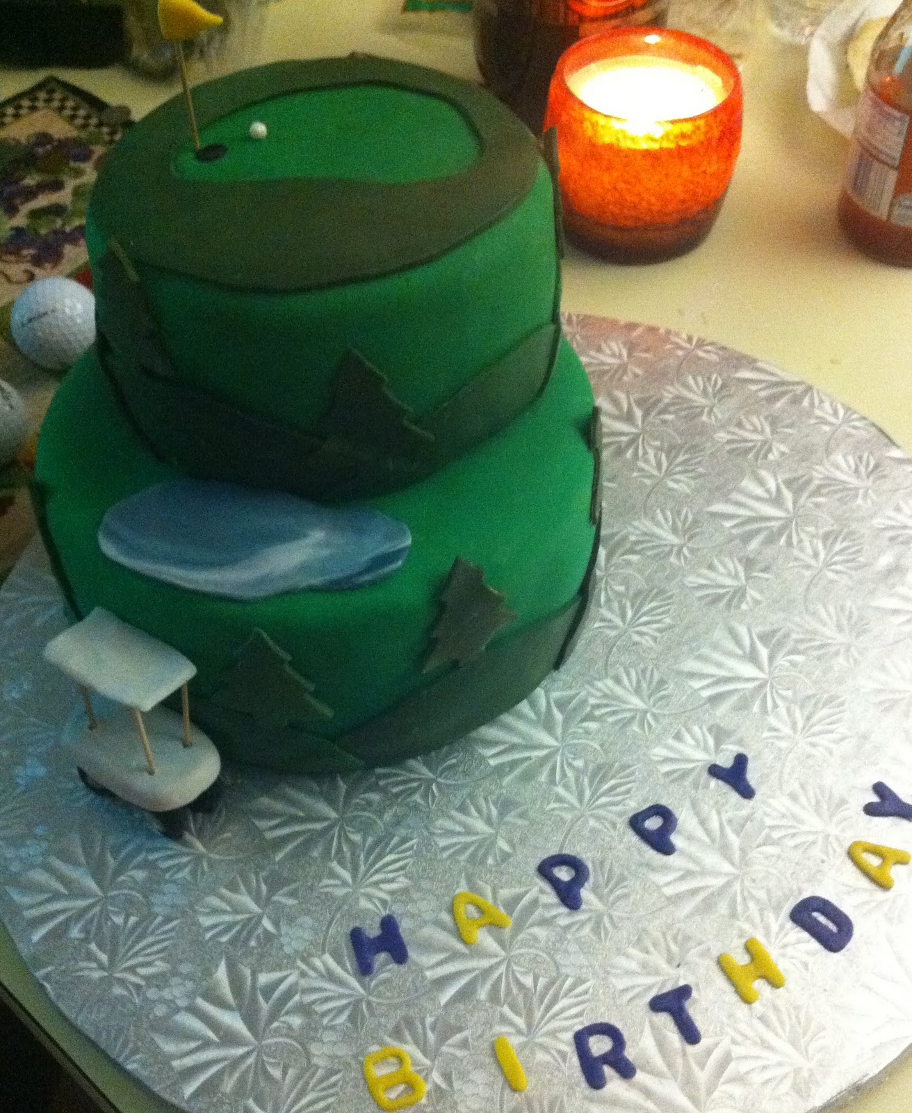 La Mia Bella Bakery Golf course cake