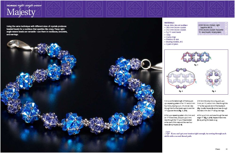 Bead ring and jewelry making patterns and instructions
