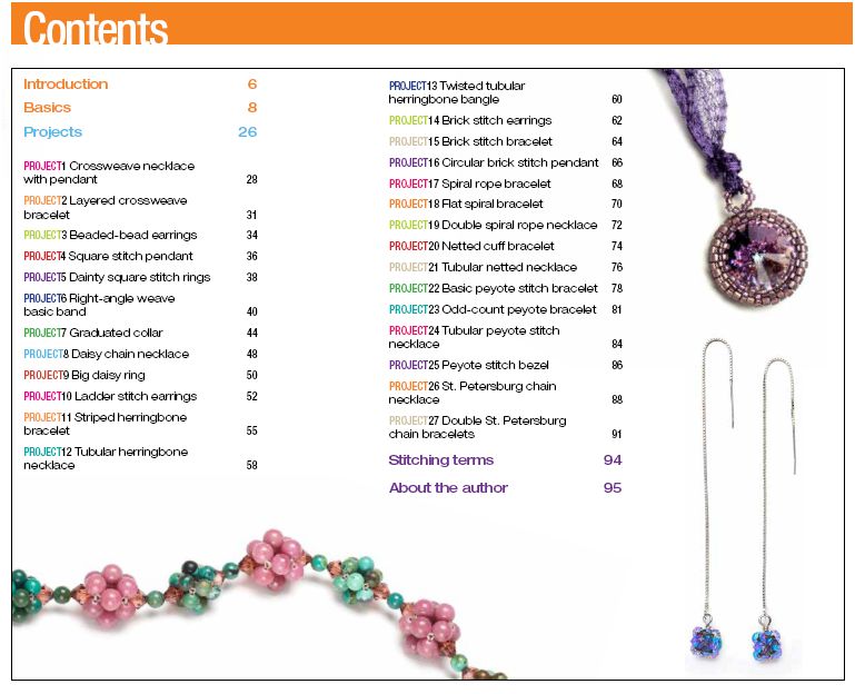 Book Review Absolute Beginner's Guide to Stitching Beaded Jewelry
