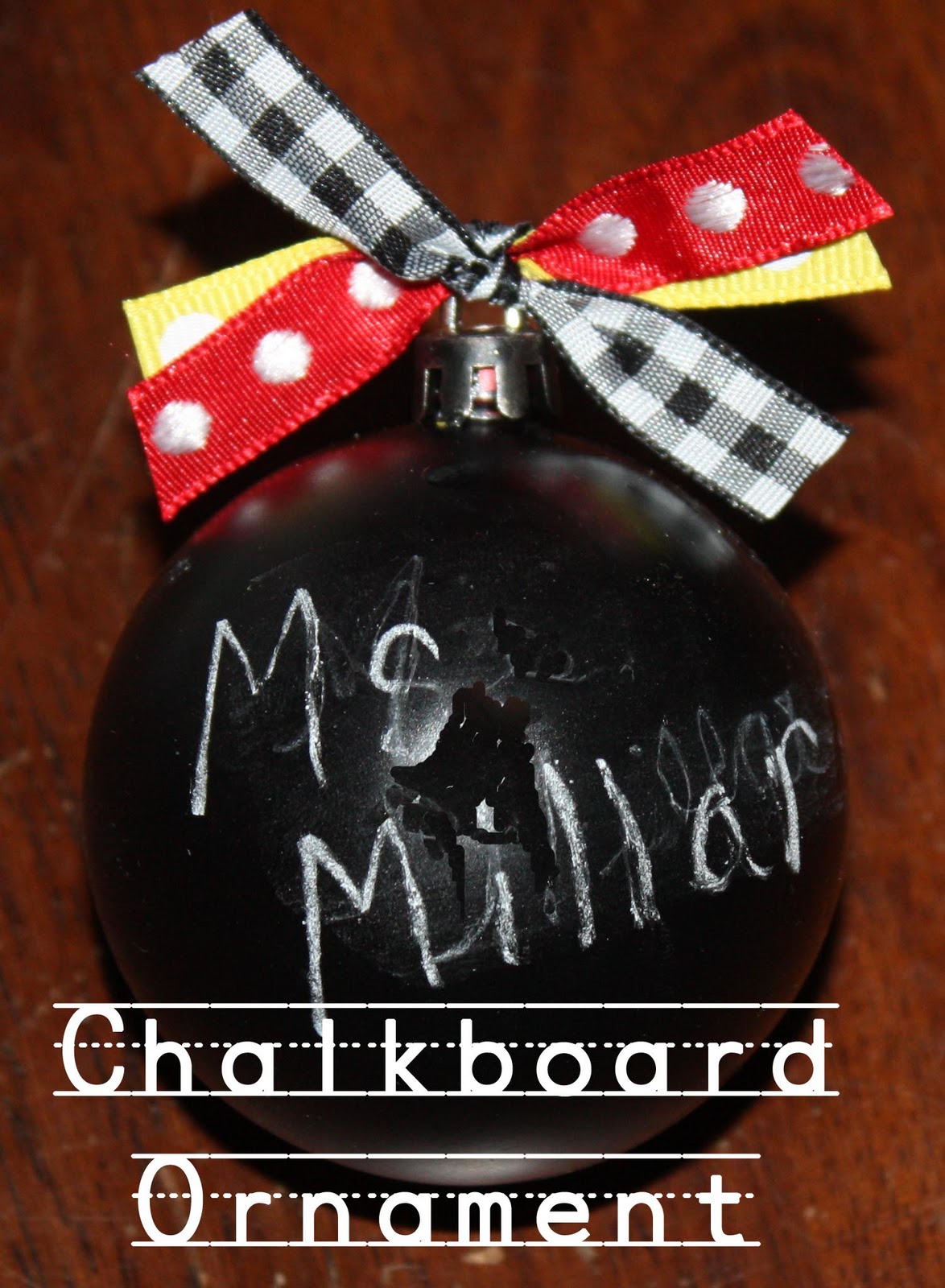 Christy Robbins Ornaments Chalkboard Ornaments