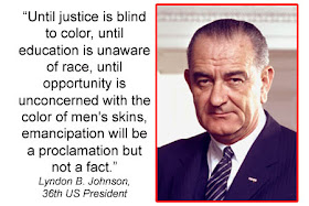Jyoti Communication: Memorable quote: Lyndon B. Johnson on emancipation