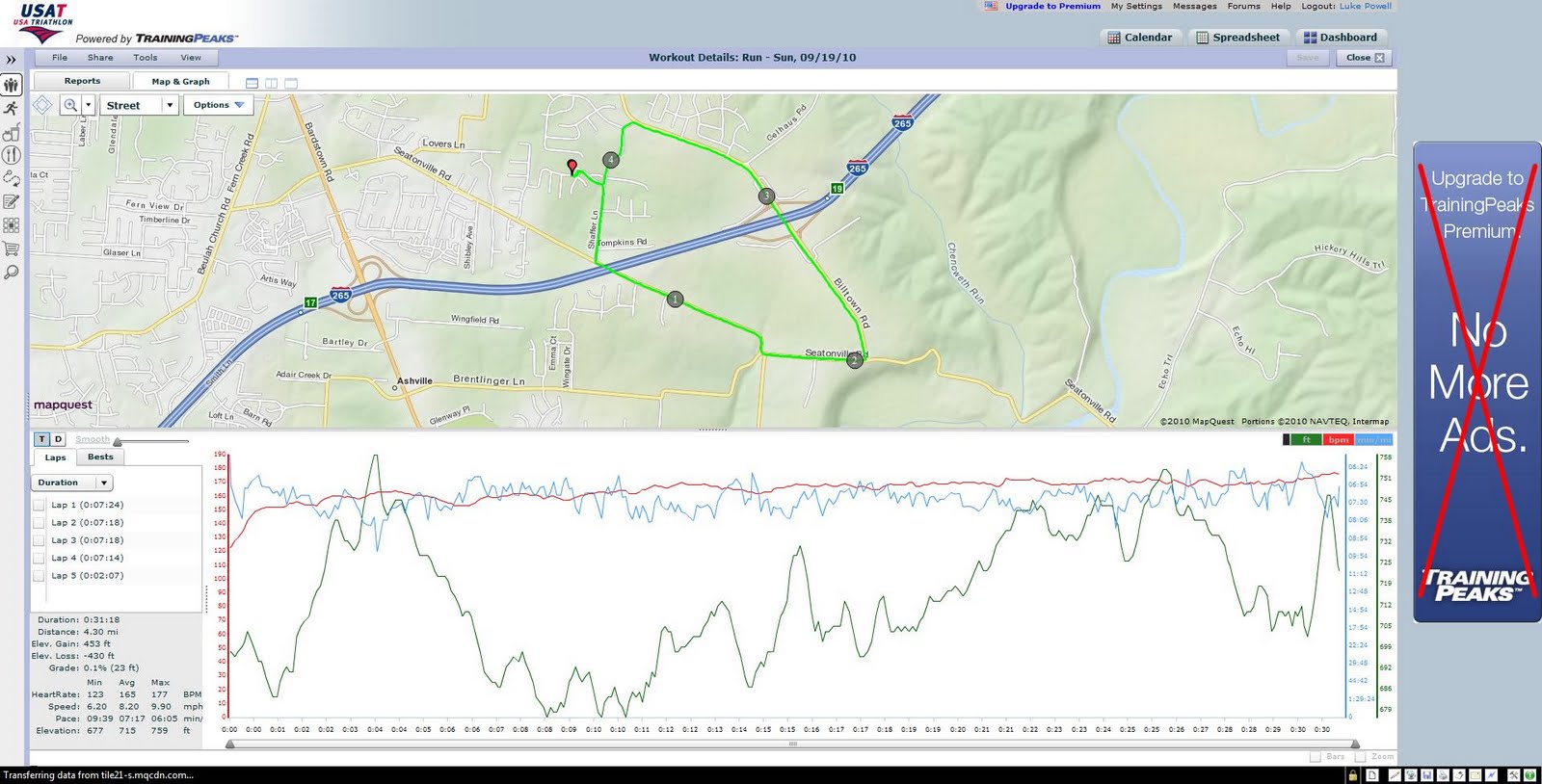 The Holistic Athlete: My Garmin Forerunner 405
