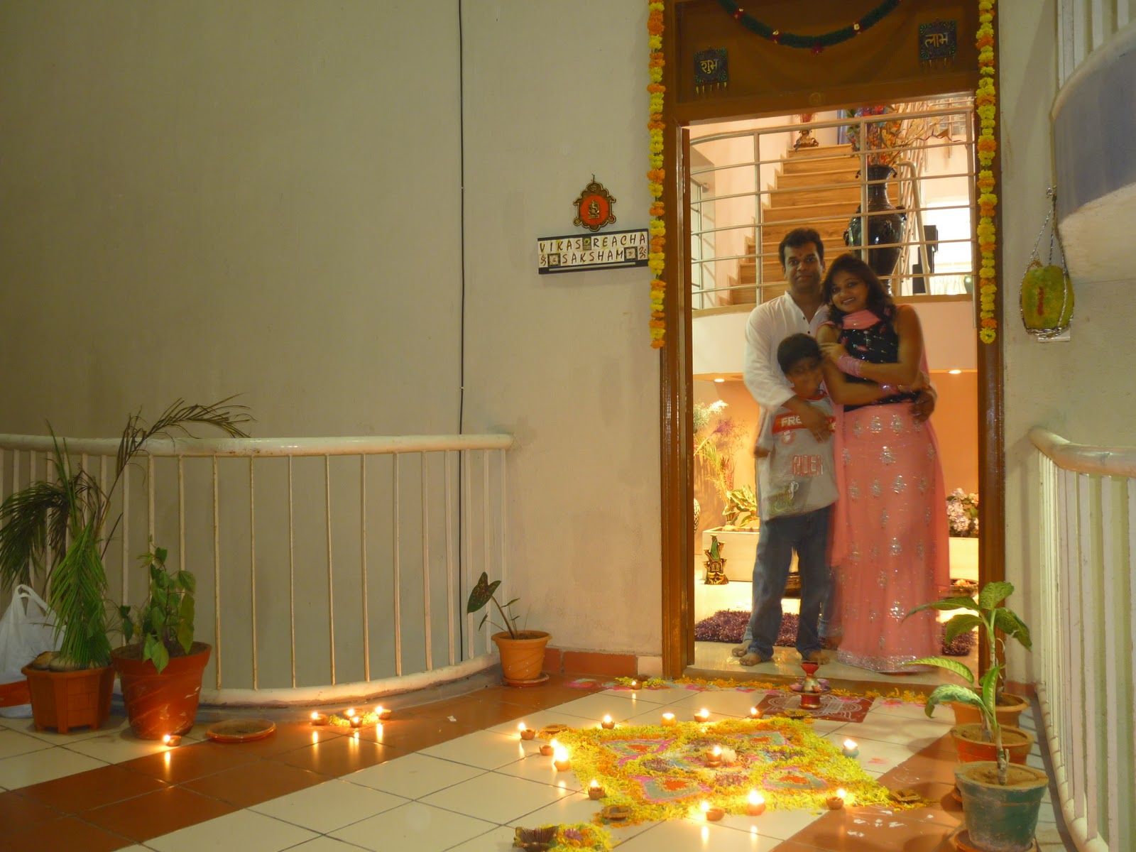 Reacha Blogging.... First Diwali in Hyderabad new home