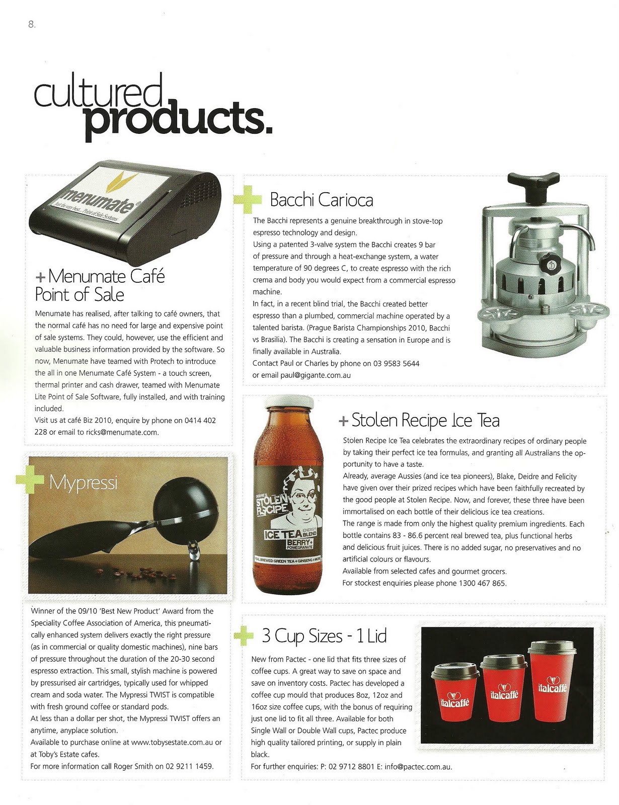 Bacchi Espresso Bacchi Espresso on the CAFECULTURE