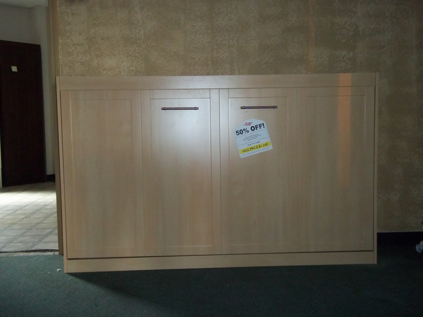 Asheville Custom Closets by Amanda Twin Murphy Bed on Clearance MSP