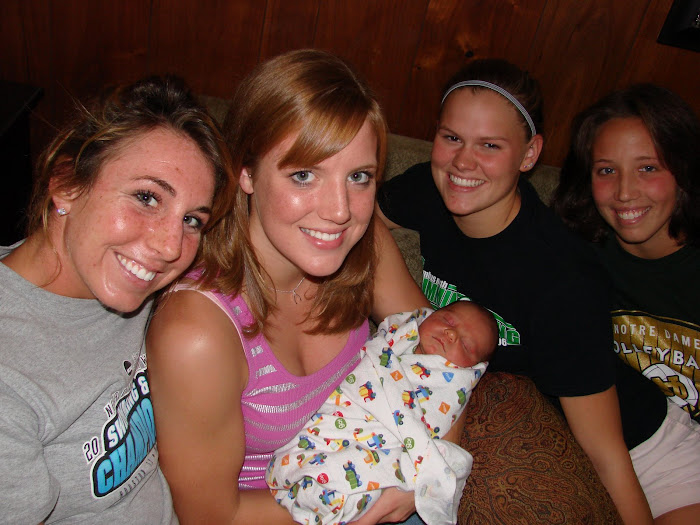 Hanging out with the UT swim girls.