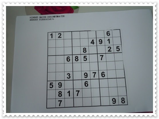 Sek Men Keb Taman Desa Skudai, JB: Pertandingan Sudoku 