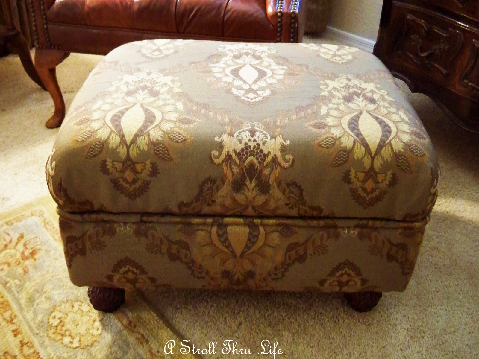 A Stroll Thru Life How To Make An Ottoman