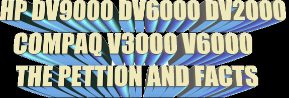 HP DV2000 DV6000 DV9000 AND COMPAQ V3000 V6000