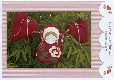 Matrioskas em Feltro