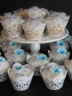 Couture Cakes by Angela: A Bridal Shower in Baby Blue and Lavender