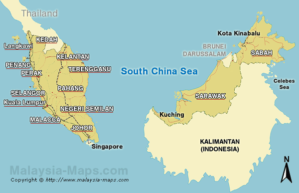 Малайзия регион. Малайзия на карте. Регионы Малайзии. Кинабалу Малайзия на карте.
