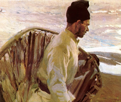 Pescador en la playa, Joaquín Sorolla Bastida, Retratos de Joaquín Sorolla, Joaquín Sorolla y Bastida, Joaquín Sorolla, Pintor español, Retratista español, Pintores Valencianos