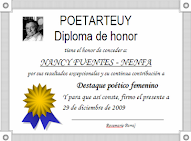 Diploma ortogado por Rosemarie Parra_Poetarteuy