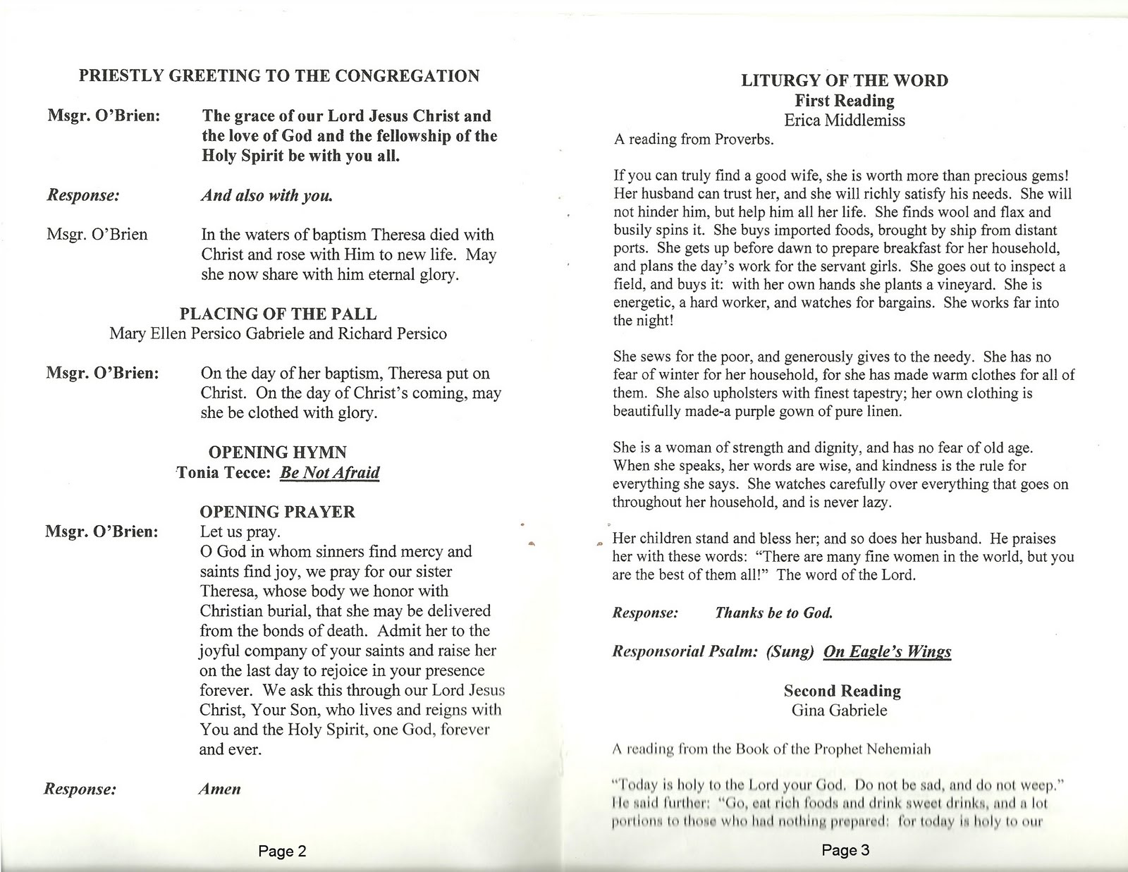 Ralph William Persico & Theresa Barbara Sokolowski Persico Theresa