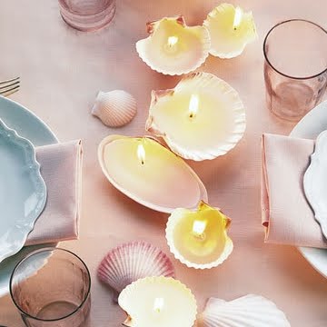 How to Make Seashell Candles