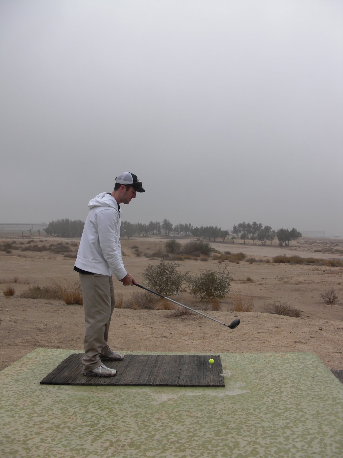 Chris & Lori's Adventures in Kuwait Ahmadi Golf Club, Kuwait