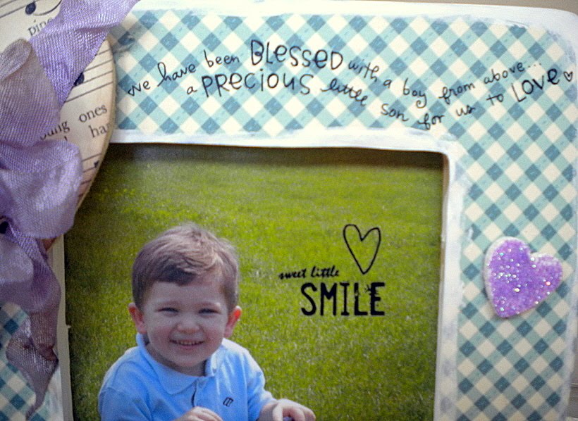 Creating from the Heart ♥ Love Frame ♥ Hearts, buttons and bows!