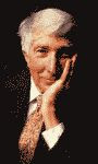 John Updike color photograph