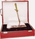 color photograph of a Crime Writers' Association Cartier Diamond Dagger Award