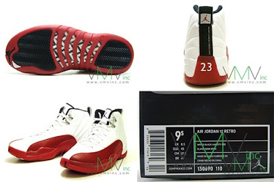 Phly Outta Mind: Air Jordan XII(12)- White/Varsity Red/Black