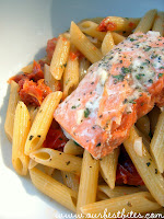 Quick and Easy Herb-Butter Penne with Salmon
