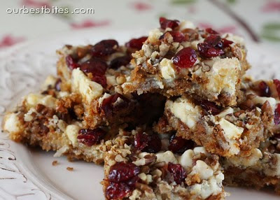 cranberry cinnamon chip bars