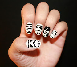 wars star nail nails vader darth friday starwars designs army fourth polish si finger