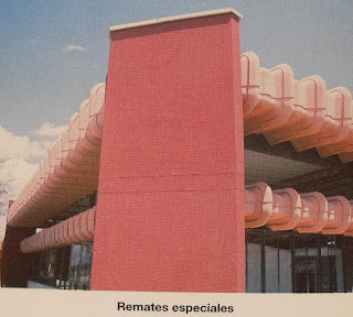 GAUSS: Tejas y Dry Wall.: CANALETA 90 EN FACHADAS