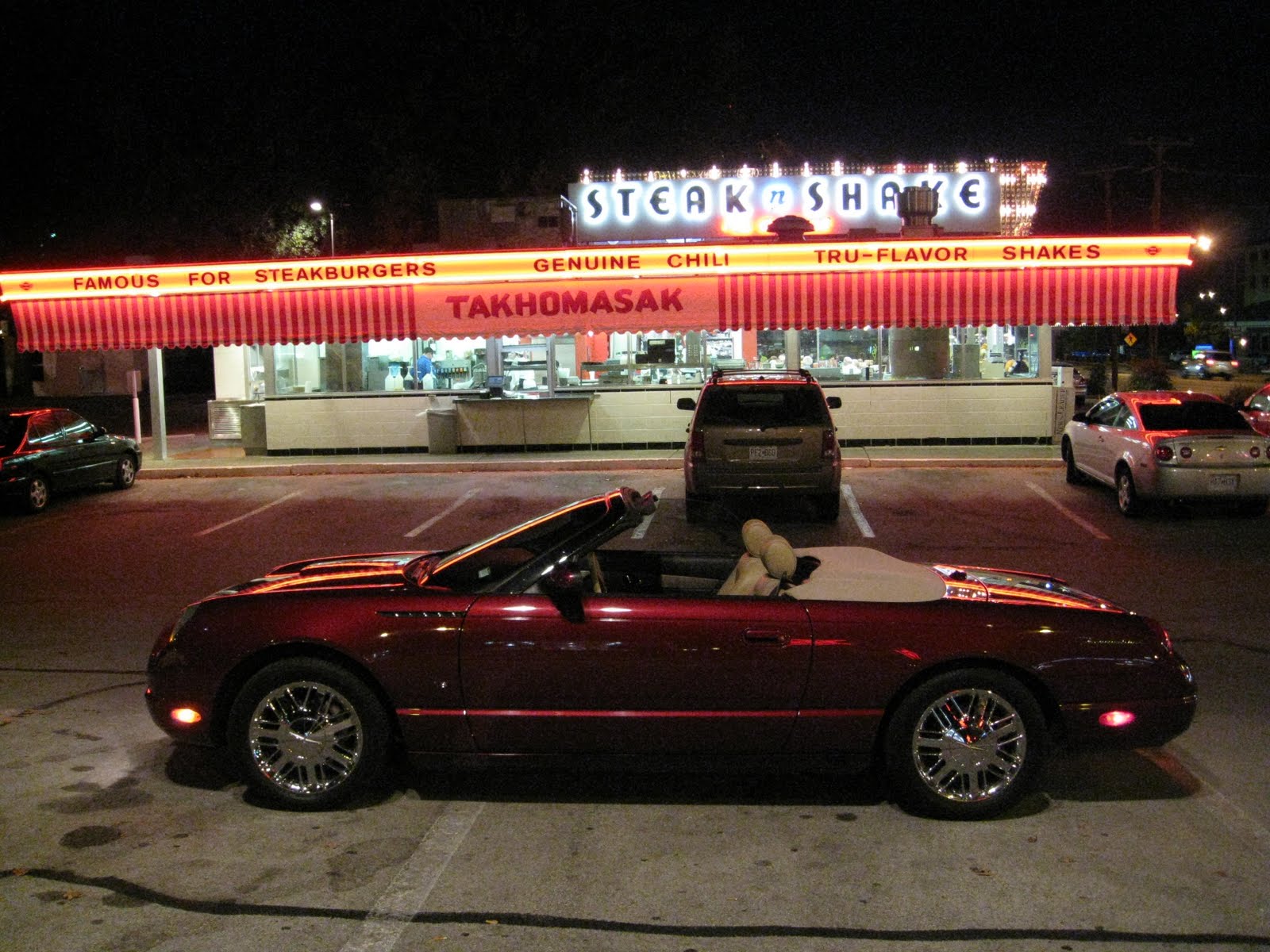 Tbirdonroute66 STEAK N' SHAKE "TAKHOMASAK" SPRINGFIELD, MISSOURI